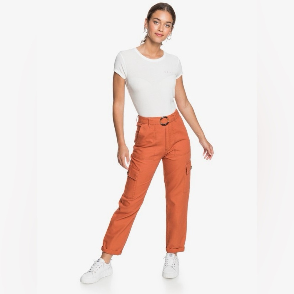 Roxy Sense Yourself Pants — Rust